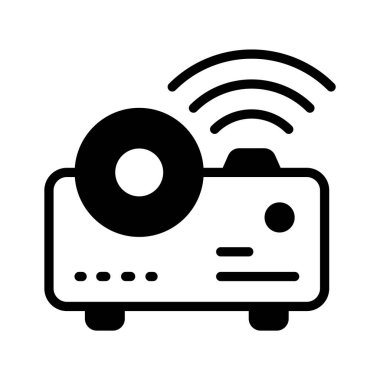 Modern tarzdaki bu yaratıcı projektör simgesine bir bakın.