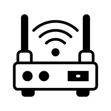 İnternet bağlantısı ve veri dağılımı için kablosuz yönlendirici