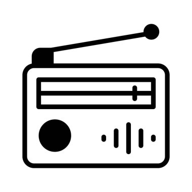 AM için klasik bir radyo, FM yayınları