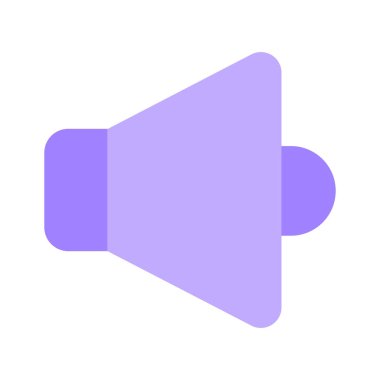 Sesi, duyuruları ya da yayını sembolize eden bir konuşmacı