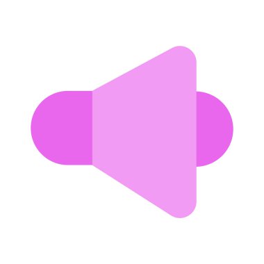 Sesi, duyuruları ya da yayını sembolize eden bir konuşmacı