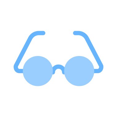 Bir çift gözlük, görüşü, gözlüğü ya da modayı simgeliyor.