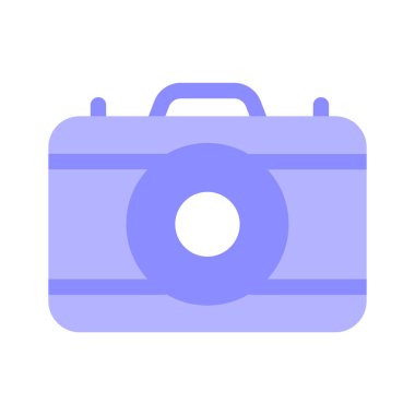 Dijital kamera simgesi, fotoğrafçılık ekipmanı