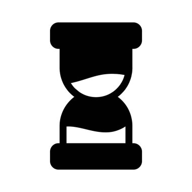 Zaman geçişini, teslim tarihini ya da beklemeyi temsil eden kum saati