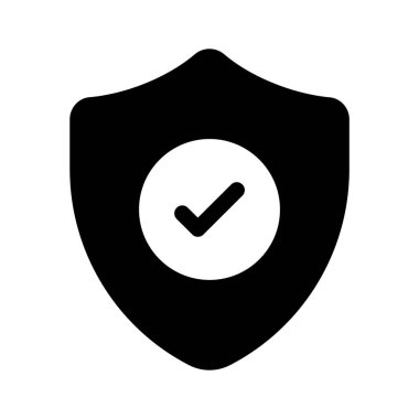 Korunmayı, güvenliği ya da savunmayı simgeleyen bir kalkan simgesi