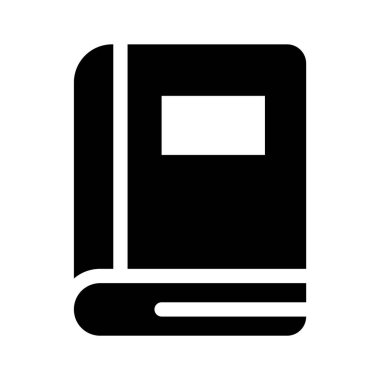 Bilgi, öğrenme veya okuma materyallerini temsil eden kapalı bir kitap