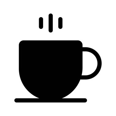 İçecekleri, rahatlamayı ya da mola zamanını temsil eden bir kahve kupası simgesi