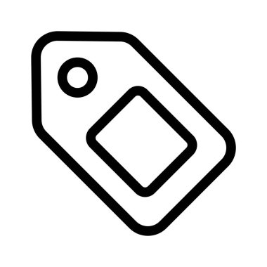 Etiketlemeyi, ürünleri veya fiyatlandırmayı temsil eden basit bir etiket simgesi