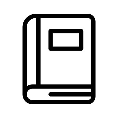 Bilgi, öğrenme veya okuma materyallerini temsil eden kapalı bir kitap