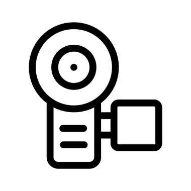 Modern stilde el kamerası simgesi tasarımı