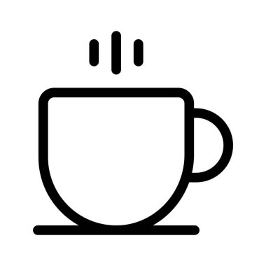 İçecekleri, rahatlamayı ya da mola zamanını temsil eden bir kahve kupası simgesi