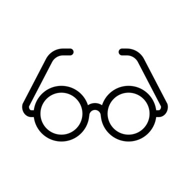 Bir çift gözlük, görüşü, gözlüğü ya da modayı simgeliyor.
