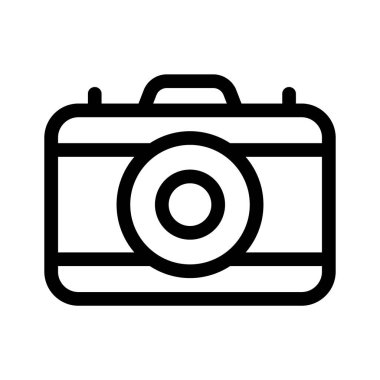 Dijital kamera simgesi, fotoğrafçılık ekipmanı