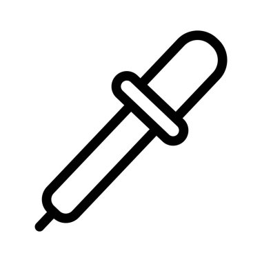 Kesinliği, renk seçimini veya tıbbi kullanımı temsil eden bir damlatma aracı