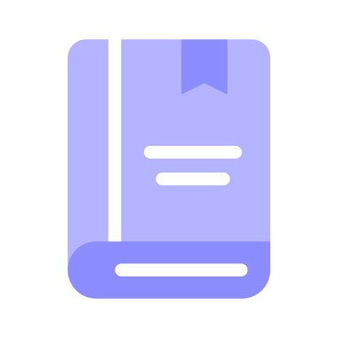 Bilgi, öğrenme veya okuma materyallerini temsil eden kapalı bir kitap