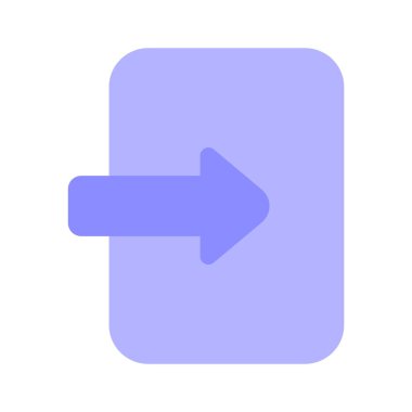 Çıkışı sembolize eden veya hesaptan çıkan bir ok