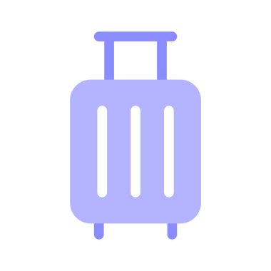 Seyahat, bagaj veya tatili temsil eden bir bavul simgesi