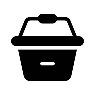 Eksi işaretli alışveriş sepeti, sepetten kaldırma konsepti