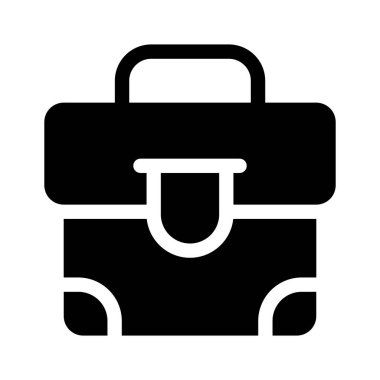 İş, iş ve belgeleri sembolize eden profesyonel bir evrak çantası