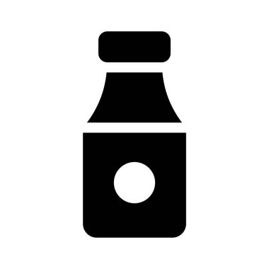 İçecekleri, suyu ya da içeceği temsil eden küçük bir içecek şişesi simgesi