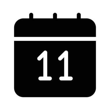 Tarihleri, zamanlamaları veya olayları temsil eden basit bir takvim simgesi