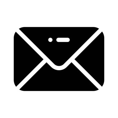 İletişim veya posta simgesini temsil eden mühürlü bir zarf simgesi