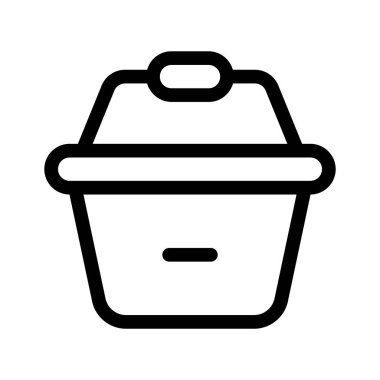 Eksi işaretli alışveriş sepeti, sepetten kaldırma konsepti