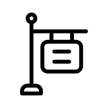 Dükkan ya da iş amaçlı bir afişe asılmış.