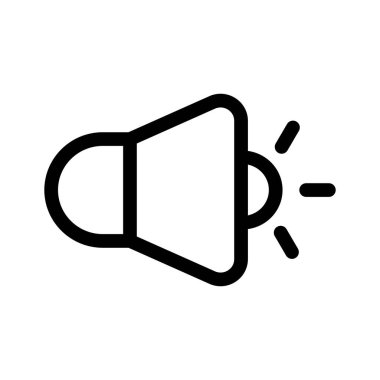 Sesi, duyuruları ya da yayını sembolize eden bir konuşmacı