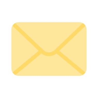 İletişim veya posta simgesini temsil eden mühürlü bir zarf simgesi