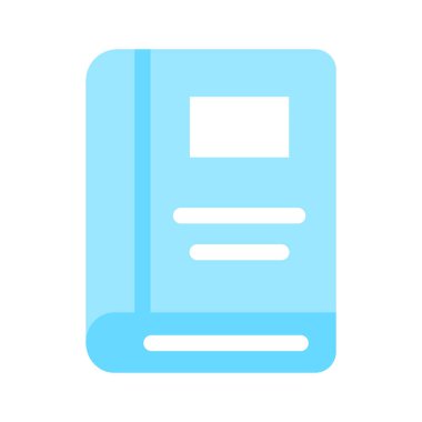 Bilgi, öğrenme veya okuma materyallerini temsil eden kapalı bir kitap