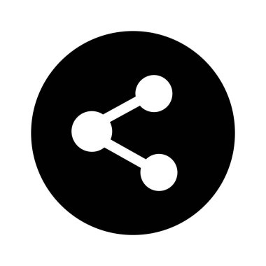 Modern biçimdeki vektör simgesi tasarımını, kullanıcı arayüzü simgesini paylaş