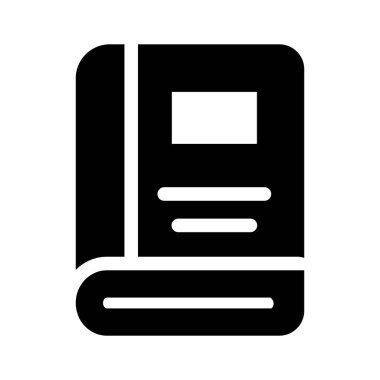 Bilgi, öğrenme veya okuma materyallerini temsil eden kapalı bir kitap