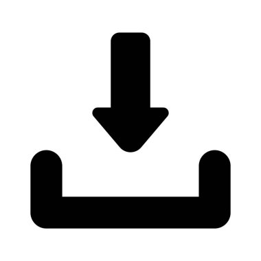 İndirme simgesini düzenlenebilir biçiminde, premium kullanım için kullanmaya hazır