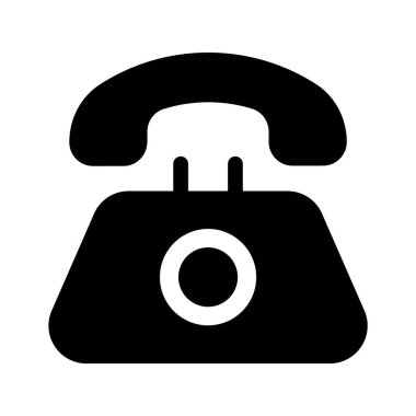 Sesli aramaları ya da iletişimi temsil eden klasik telefon ahizesi