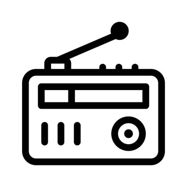 Yayın ve sinyal almak için kullanılan geleneksel bir radyo aygıtı