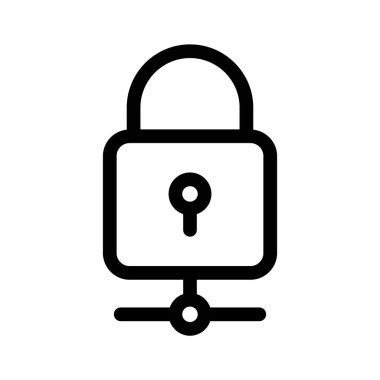 Ağ korumasının iyi tasarlanmış simgesi, simge kullanmaya hazır