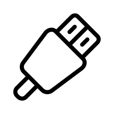 Dijital aygıtları bağlamak ve veri aktarımı için bir USB kablosu