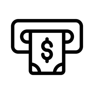 Para çekmek ya da banka işlemleri için ATM makinesi