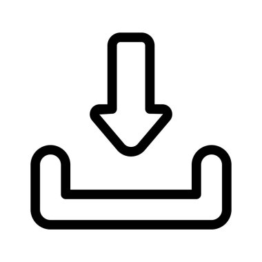 İndirme simgesini düzenlenebilir biçiminde, premium kullanım için kullanmaya hazır