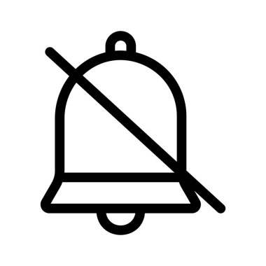 Bildirimin tasarım vektör simgesi düzenlenebilir biçiminde kapat