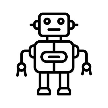 Bu güzel tasarlanmış muhteşem ai robot ikonunu alın.