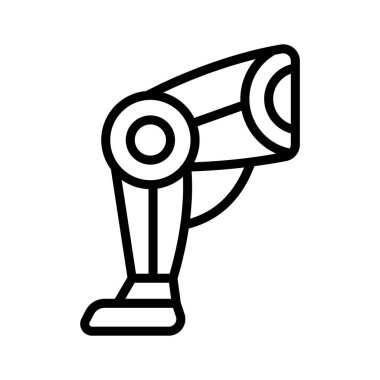 Modern tarzda özenle tasarlanmış robotik bacak