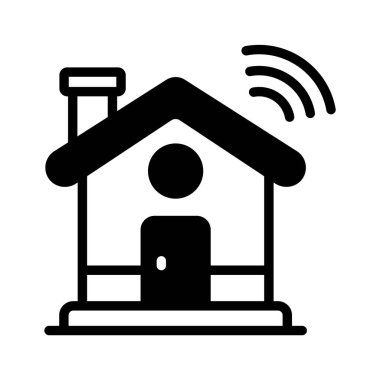 Yapay zeka ev vektör tasarımı benzersiz şekilde