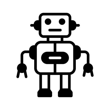 Bu güzel tasarlanmış muhteşem ai robot ikonunu alın.