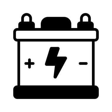 Moda tarzında yaratıcı bir pil tasarımı simgesi