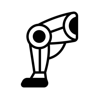 Modern tarzda özenle tasarlanmış robotik bacak