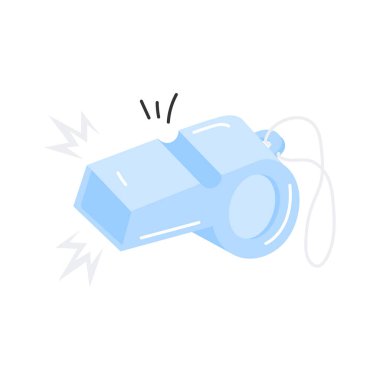 Düdük simgesi vektör kullanmaya hazır