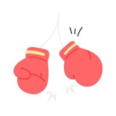 Modern stil boks eldiveni vektörü