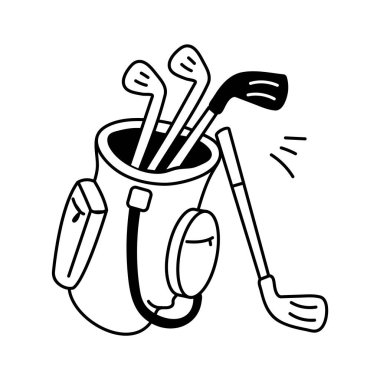 Yeşilde hassasiyet ve performans için golf sopaları seti